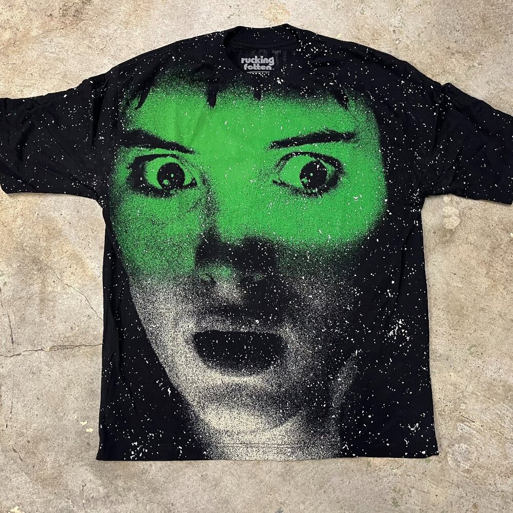 Rucking Fotten all over print Beetlejuice Lydia size Medium tee shirt, RARE